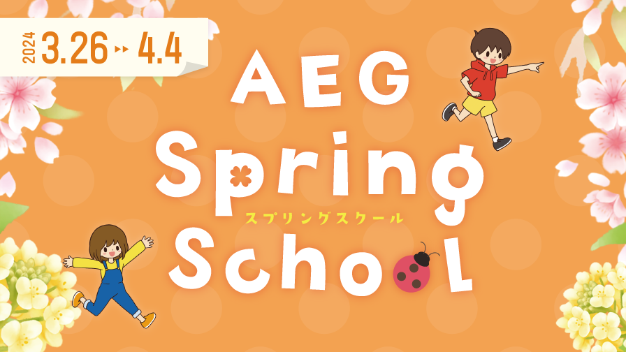 AEG Spring School, 2024 3/26~4/4