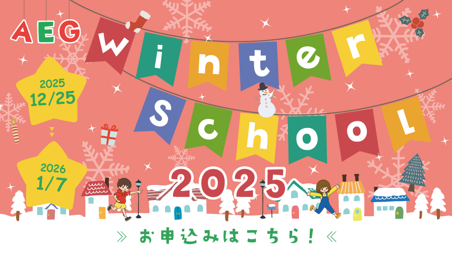 AEG Winter School 2025, 申込みはこちら